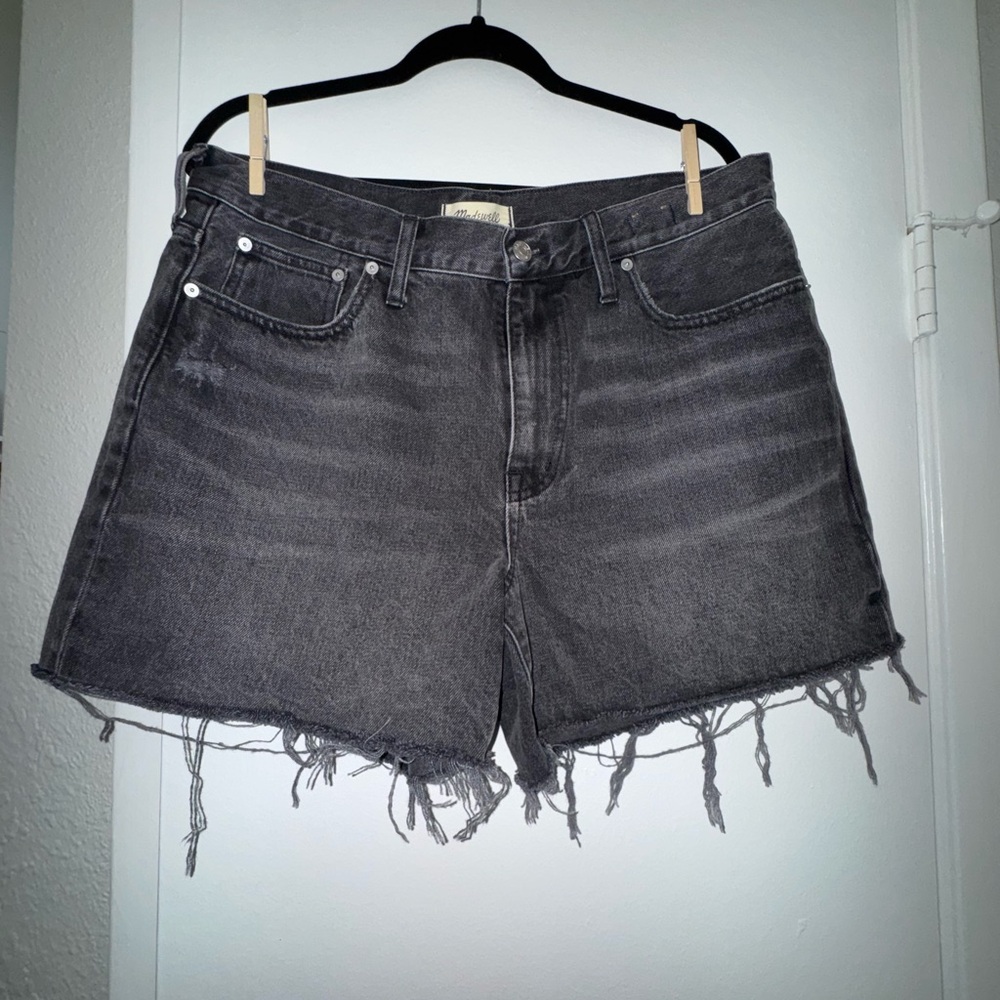 Madewell Charcoal Jean Shorts